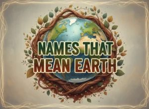 Names That Mean Earth
