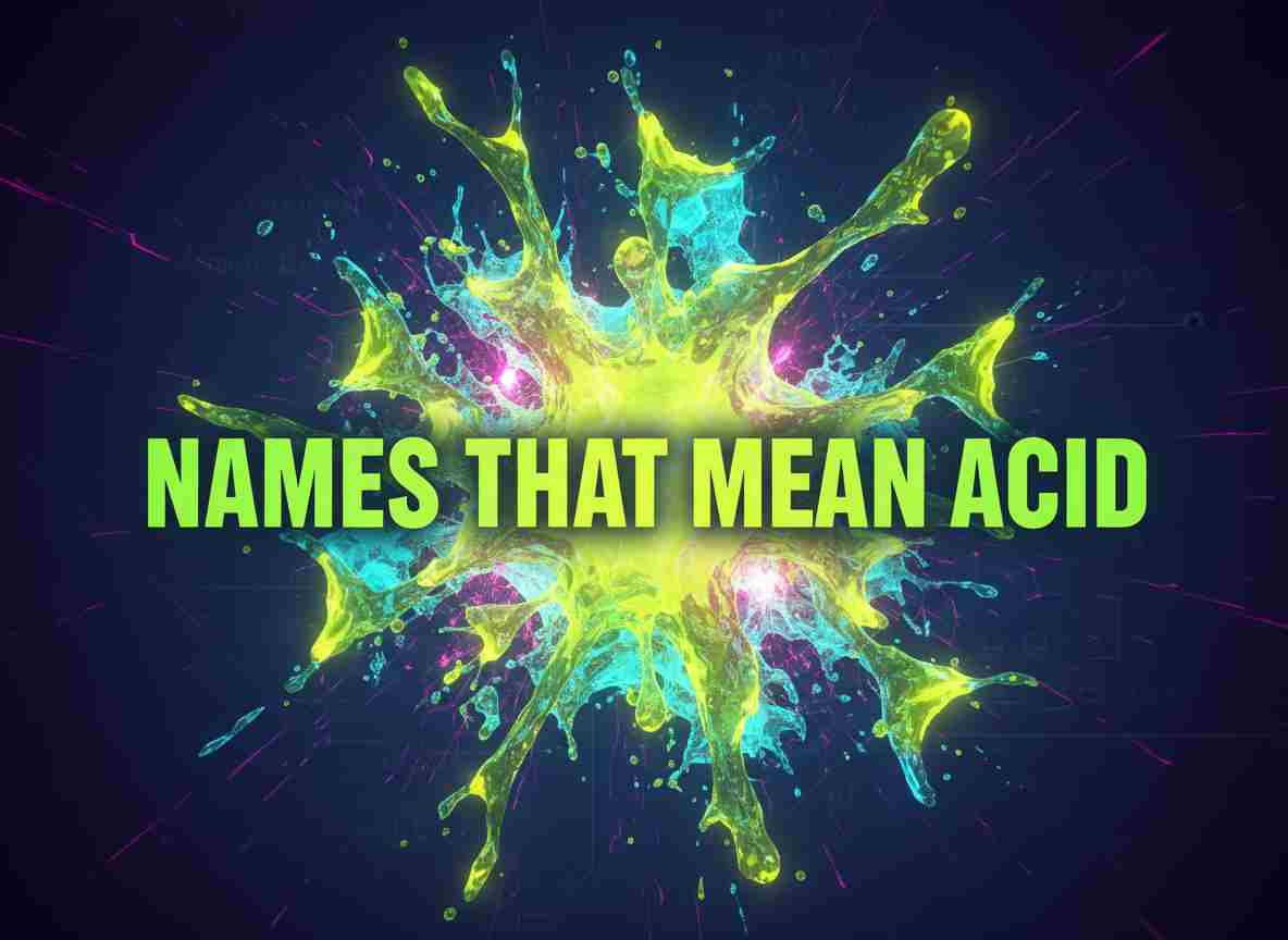 Names That Mean Acid